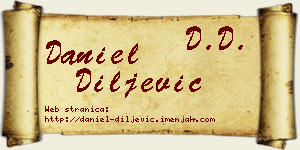 Daniel Diljević vizit kartica